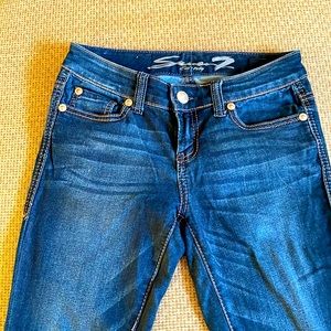 Se7en dark wash bootcut jeans